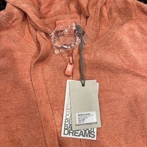 NWT Barefoot Dreams Tea Rose cozy chic ultra lite zip up hoodie in size 1x